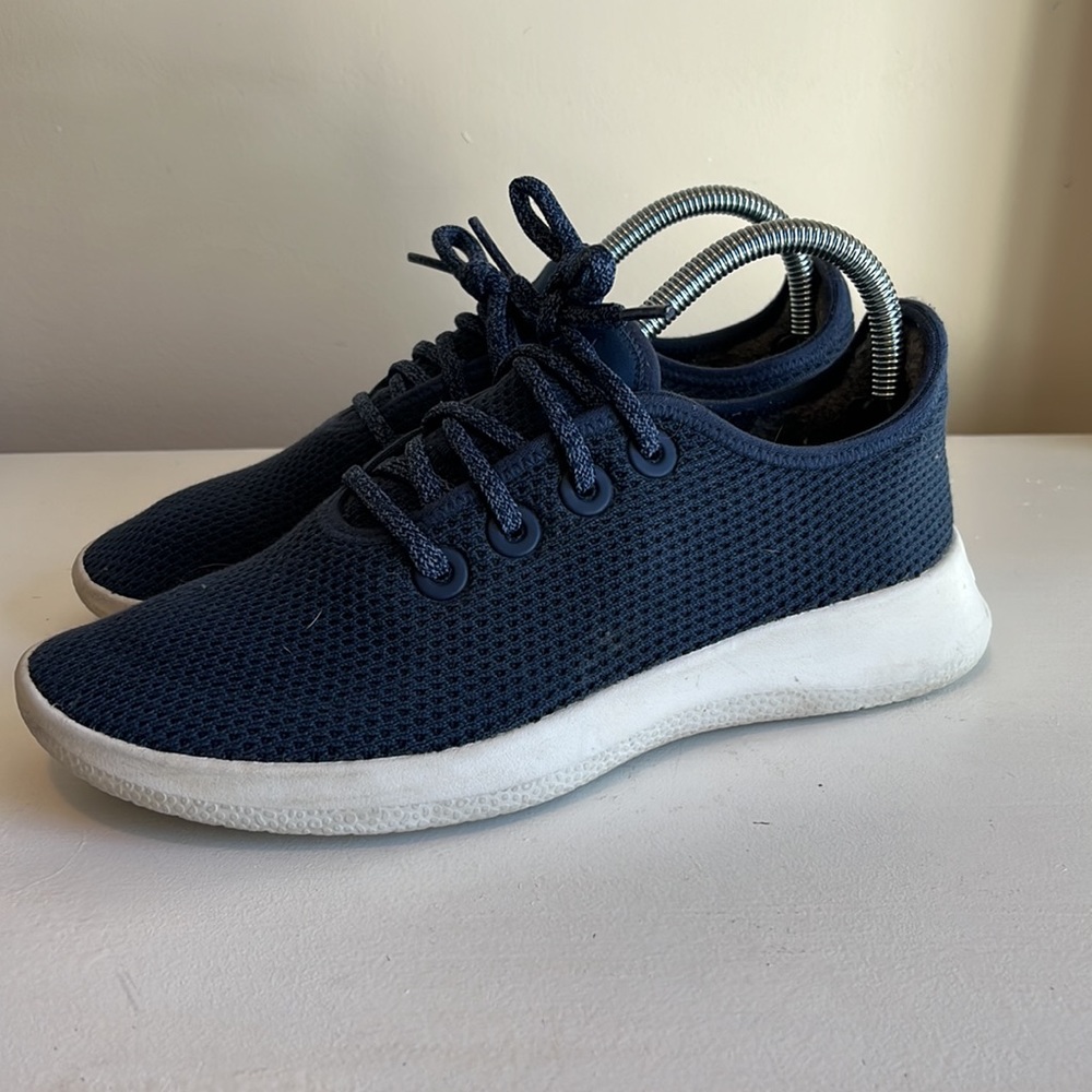 Allbirds Women’s Tree Runner Marine Sneaker Shoes Size 8 - Picture 6 of 12